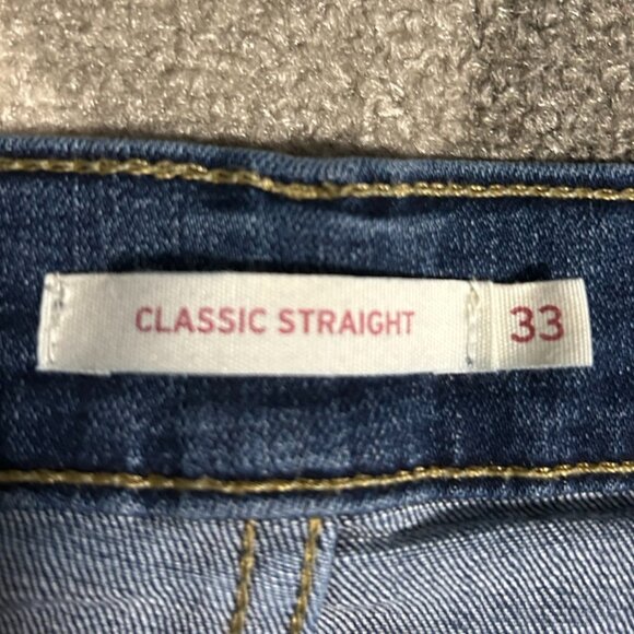 Levi's Classic Straight Jeans Women's Size 33/16 - Picture 7 of 8